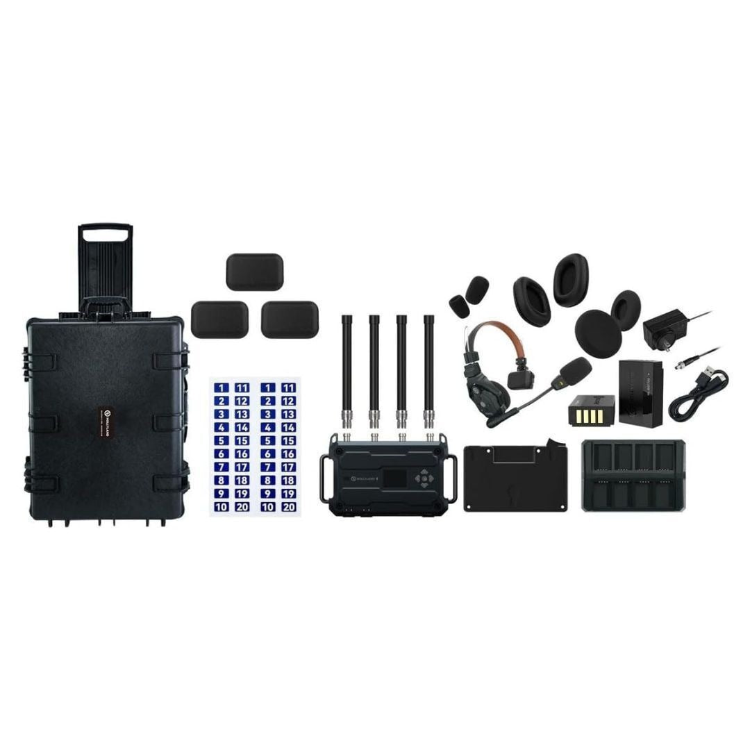 Hollyland Solidcom C1 Pro 1.9 GHz Full-Duplex Roaming Hub 10S with G-Mount Battery Plate (Black)