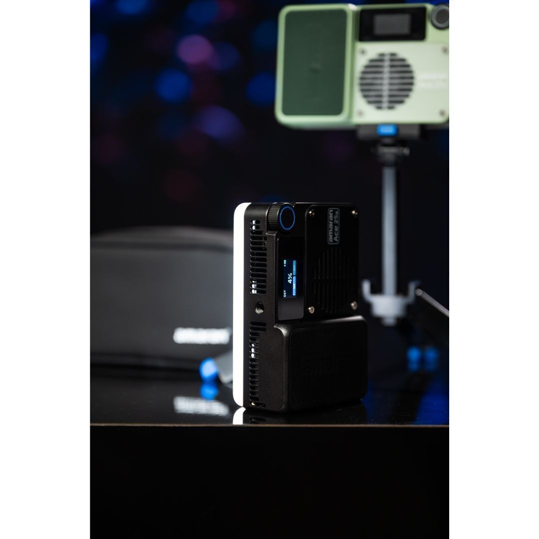 amaran Ace 25x Bi-Color LED Light with Ace Lock Quick-Release Mount and Optical Design (Green)