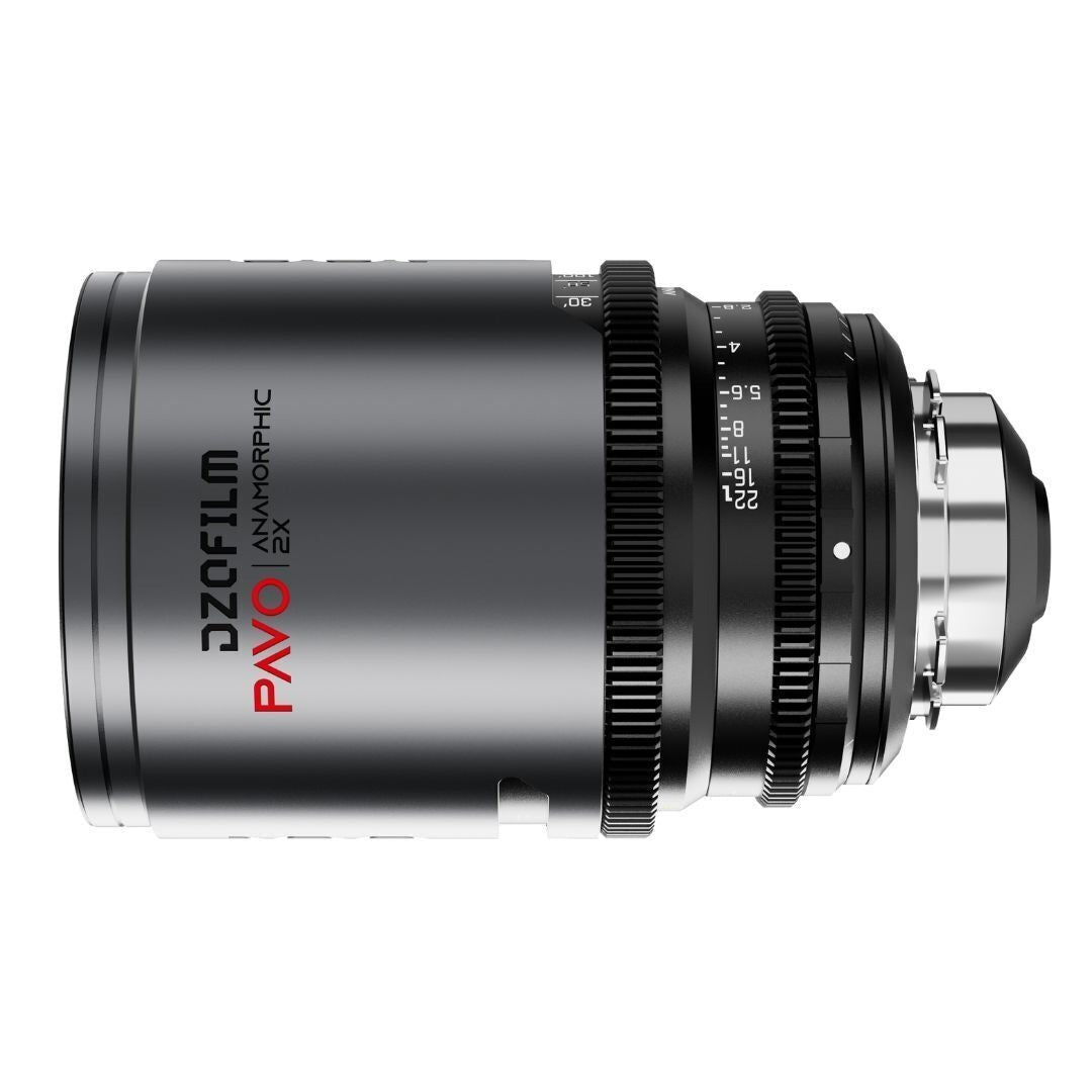 DZOFilm PAVO 100mm Anamorphic 2x T2.4 Neutral Coating PL or EF Mount Lens (Space Gray and Black)