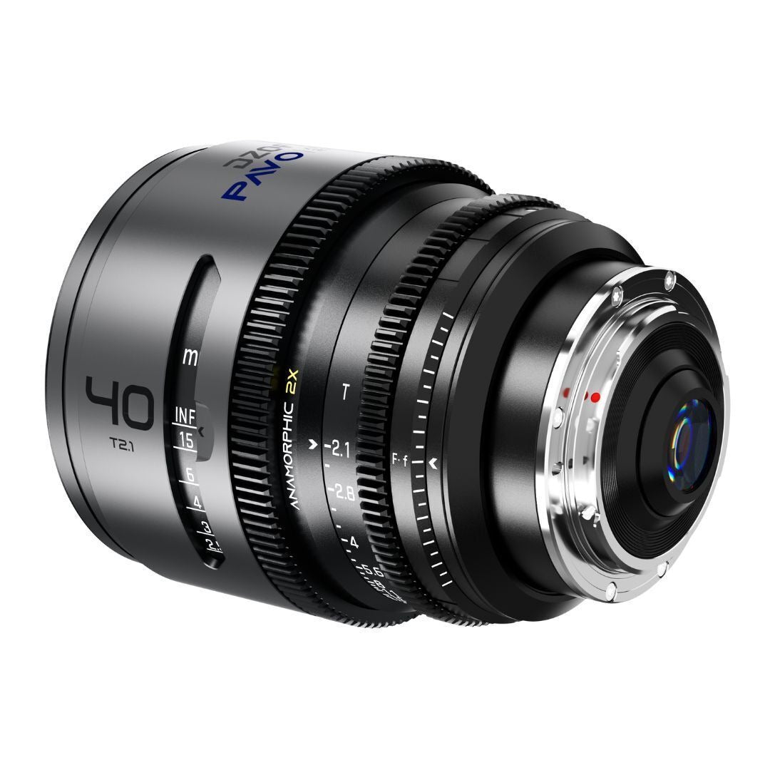 DZOFilm PAVO 40mm Anamorphic 2x T2.1 Blue Coating PL or EF Mount Lens (Space Gray and Black)