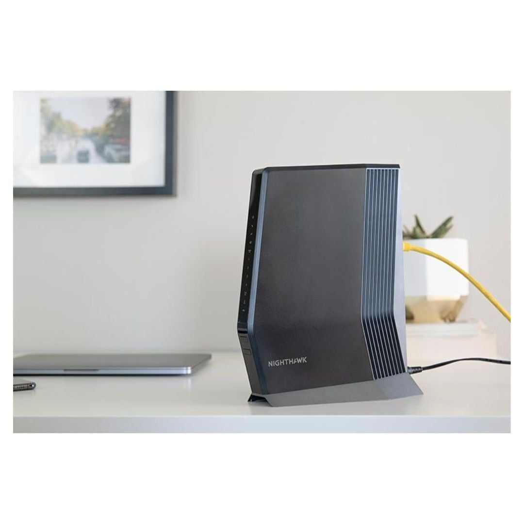 NETGEAR Nighthawk AX8 DOCSIS 3.1 Two-In-One Cable Modem with Wi-Fi 6 Router (Black, Refurbished)