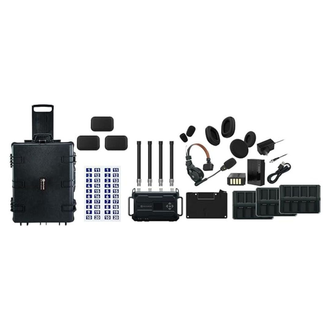 Hollyland Solidcom C1 Pro 1.9 GHz Full-Duplex Roaming Hub 20S with G-Mount Battery Plate (Black)
