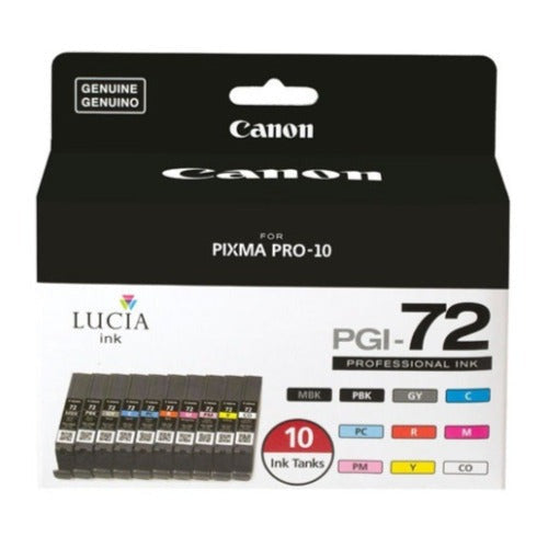 Canon LUCIA PGI-72 10-Color Ink Tank Value Pack