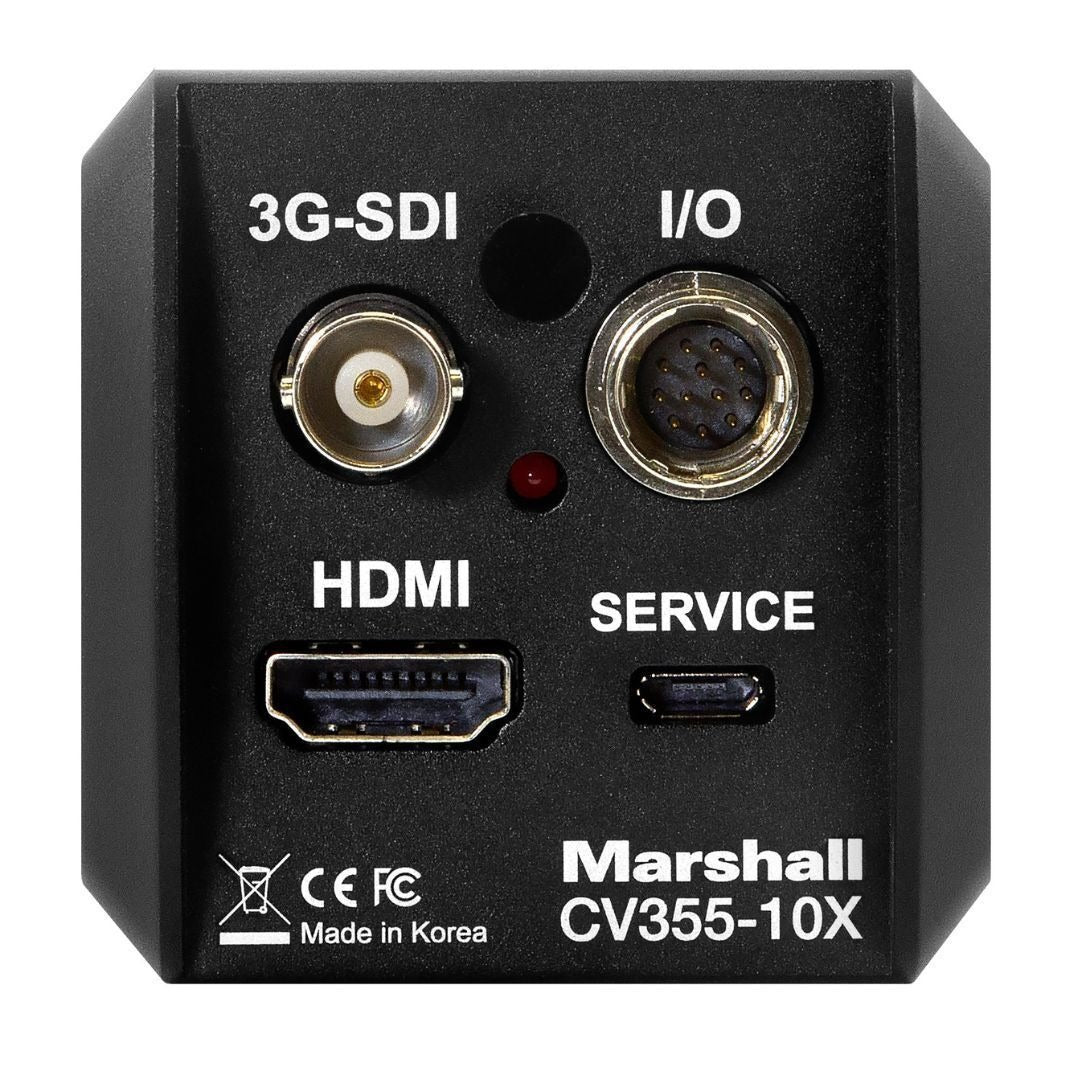 Marshall CV355-10X Compact HD Camera with 2.1 MP CMOS Sensor and 10X Zoom (Black)
