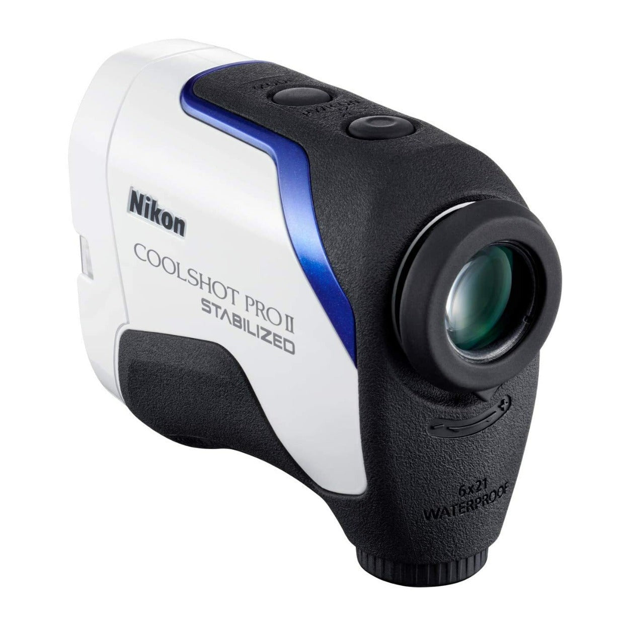 Nikon CoolShot Pro II 6x21 Stabilized Laser Rangefinder with Hat and Accessory Bundle