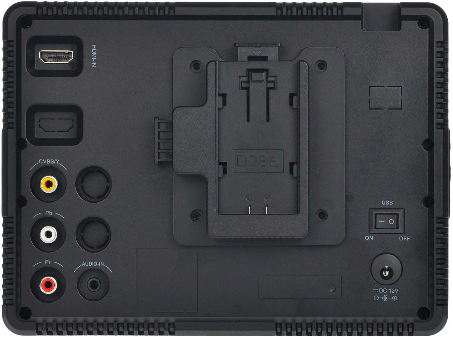 MustHD Panasonic D28S Battery Plate for On-Camera Field Monitor (Not for M703)