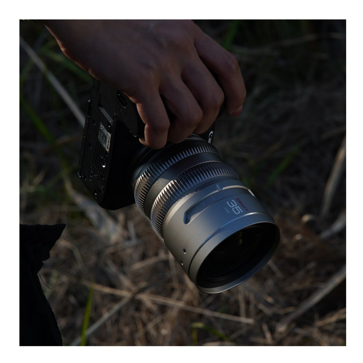 CHIOPT AURA 35mm T1.5 Cinema Lens (Canon RF) Full-Frame with Superfast Aperture and Low Distortion