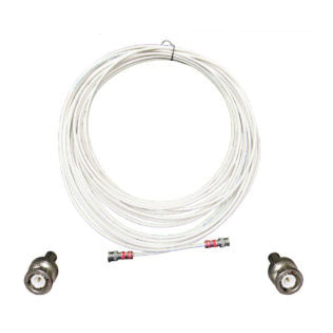 HuddleCamHD 75 Feet HD 3G-SDI Male to Male Plenum-Rated Video Broadcast Cable (White)