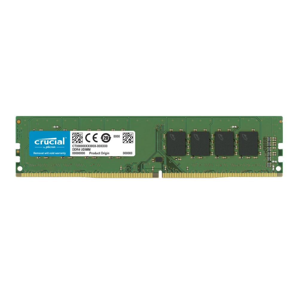 Crucial 4GB DDR4 2666 MT/s (PC4-21300), CL19 SR x8 UDIMM 288pin