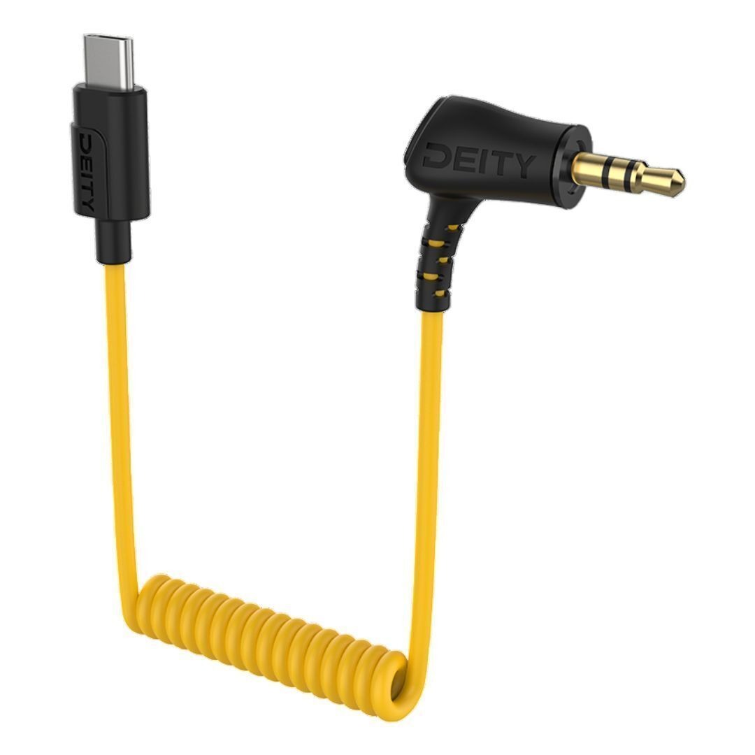 Deity Microphones C21 - 3.5mm TRS to USB-C (analog to digital cable)