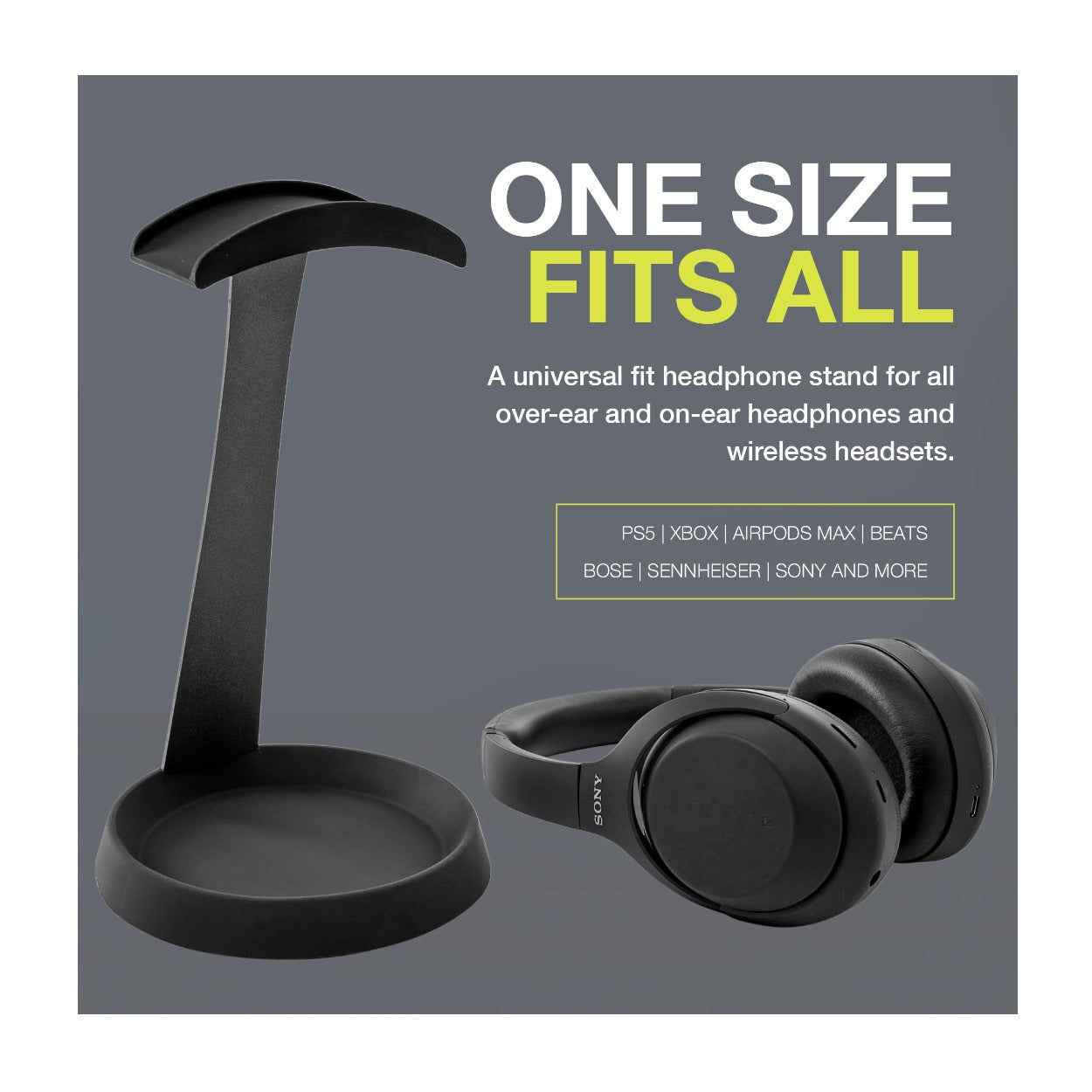 Sony INZONE H9 II Wireless Noise Canceling Gaming Headset (White) with Stand