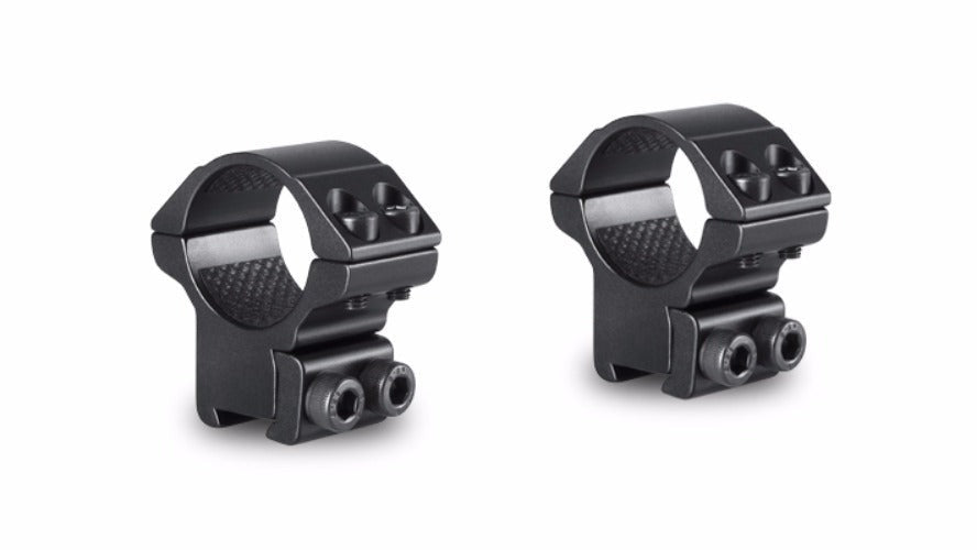 Hawke Sport Optics Match Mount 1-inch Riflescope Rings 2-Piece Set for 9-11mm Rail (Medium Height)