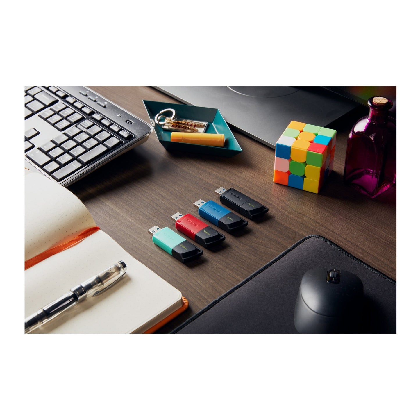 Kingston 32GB DataTraveler Exodia M USB 3.2 Flash Drive (Black)
