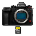 Panasonic LUMIX S1II Full-Frame Mirrorless Camera 24.1MP CMOS Sensor with SDCard