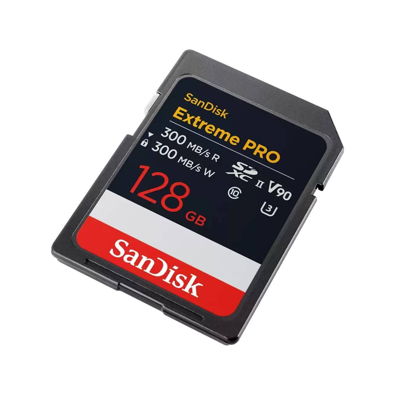 SanDisk 128GB Extreme PRO UHS-II SDXC V90 Memory Card