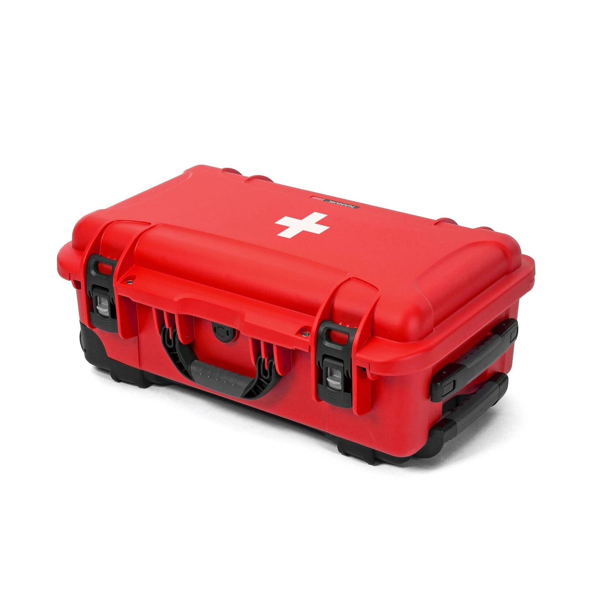 NANUK 935 Wheeled Waterproof First Aid Box - IP67 Rated (Empty, Red)