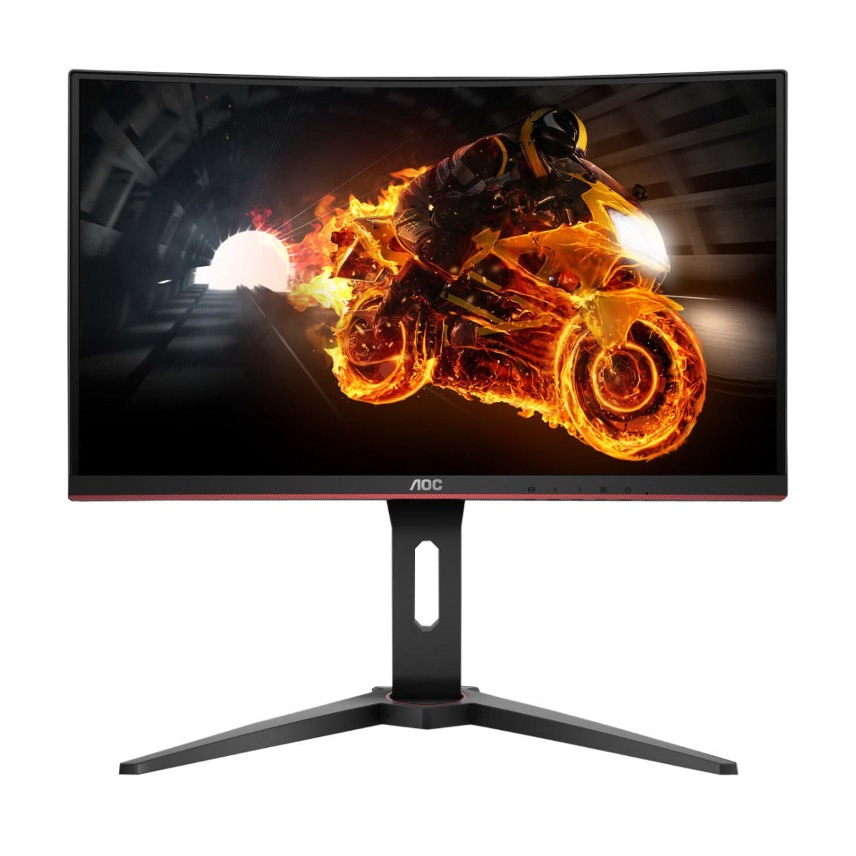 AOC C27G1 27" Curved Gaming Monitor, Full HD, 144Hz, FreeSync, HDMI/DP/VGA (Certified Refurbished)