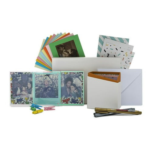 Fujifilm Instax Square SQ1 Instant Camera with Film and Creative Memento Set