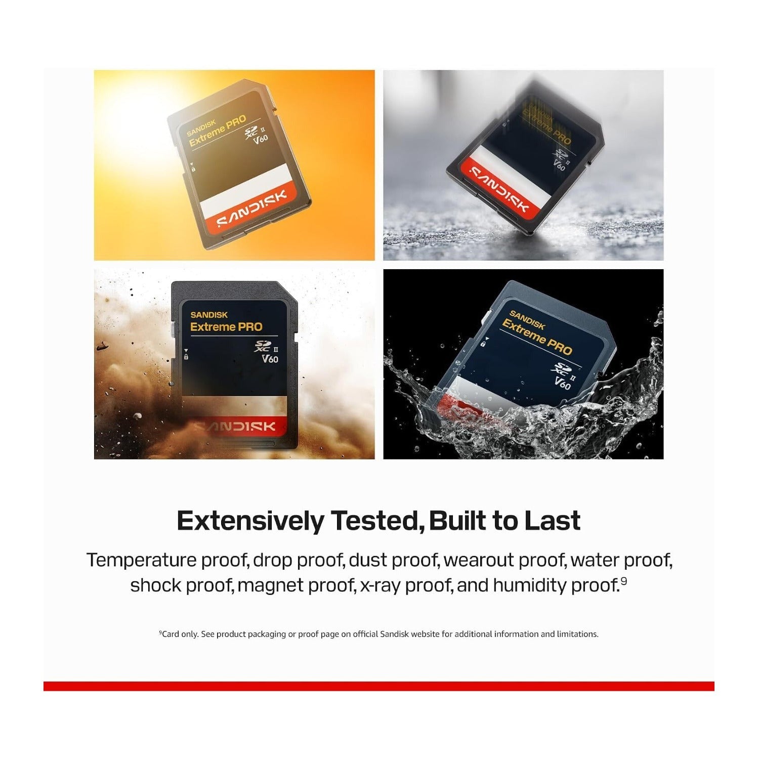 SANDISK 256GB Extreme PRO SDXC UHS-II Memory Card