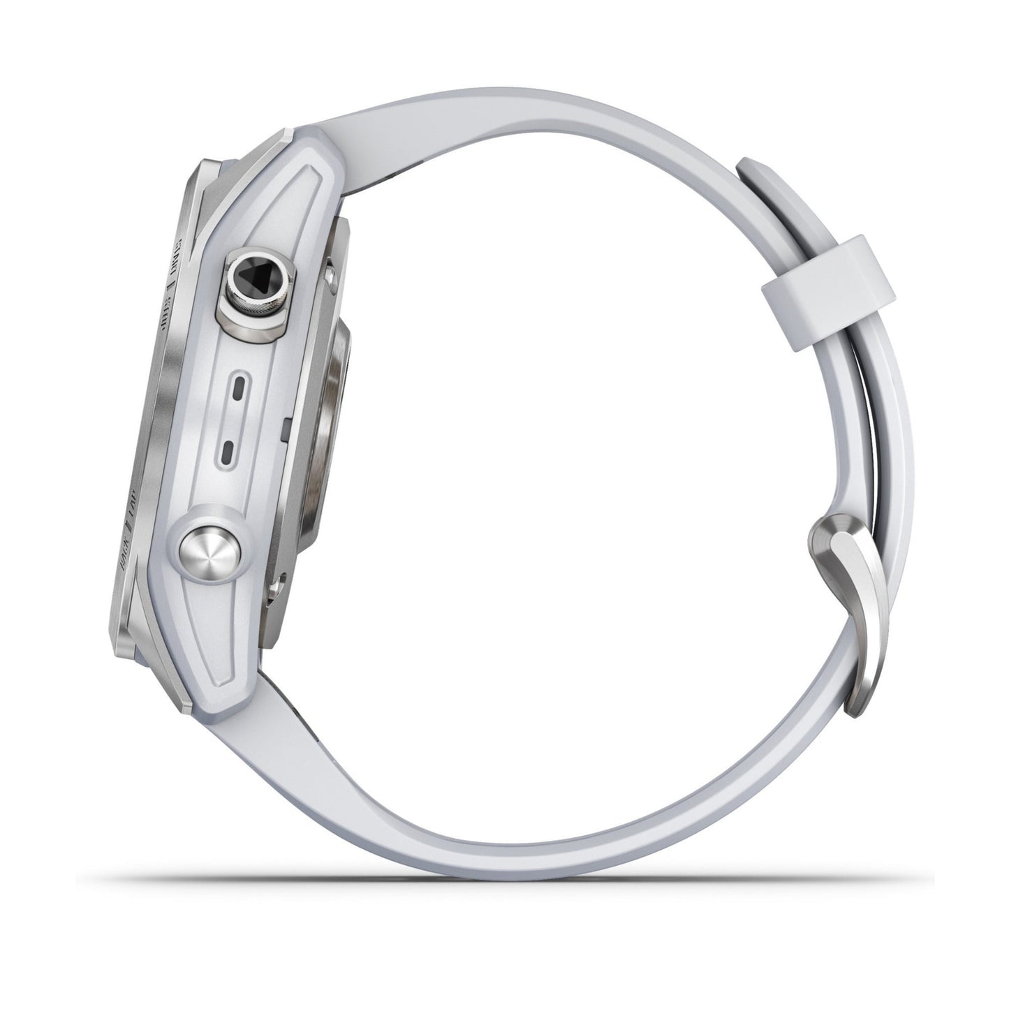 Garmin Fenix 7S Stainless Steel with Whitestone Band