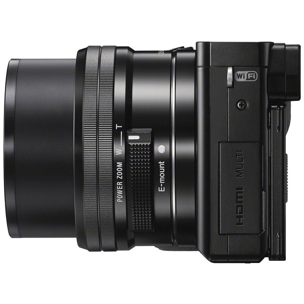 Sony Alpha a6000 24.3MP Mirrorless Digital Camera with 16-50mm OSS Lens (Black)