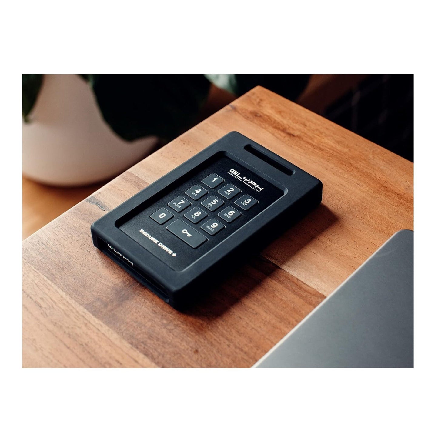 Glyph SecureDrive+ 2TB Encrypted External Drive with Keypad, Rugged Tamper-Proof