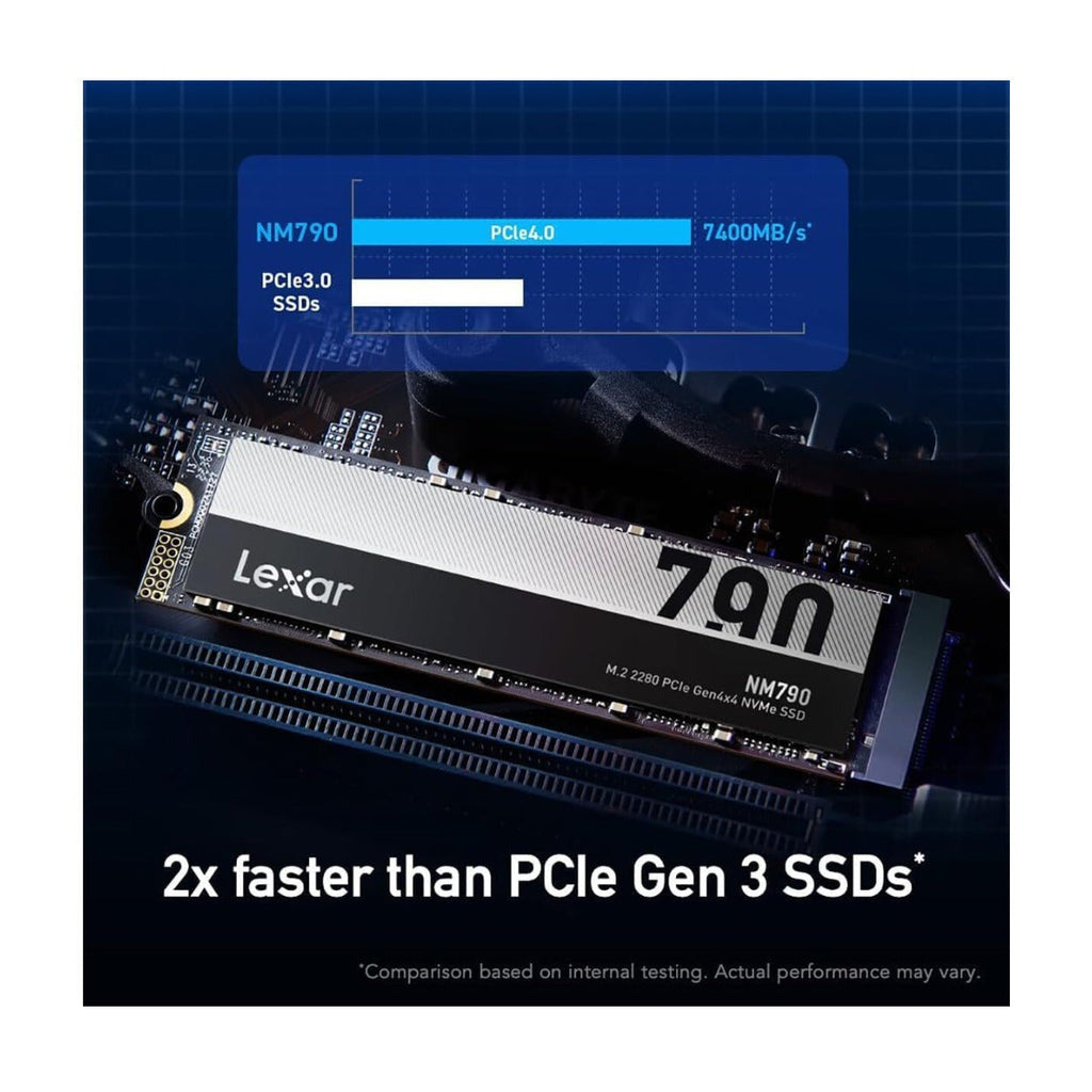 Lexar 4TB NM790 SSD PCIe Gen4 NVMe M.2 2280 Internal Solid State Drive