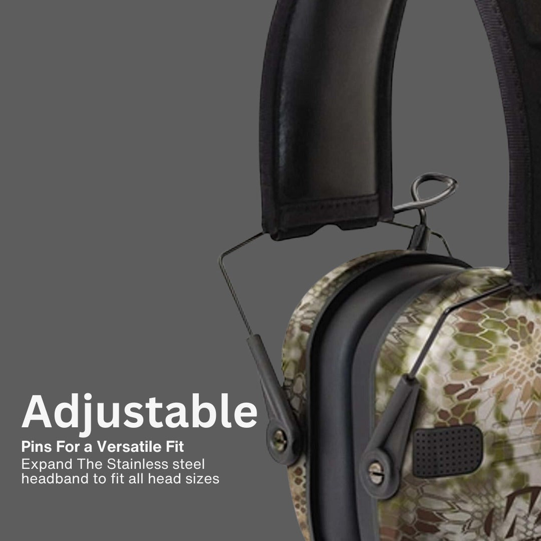 Walkers Razor Slim Electronic Ear Muffs (Kryptek Camo) Bundle
