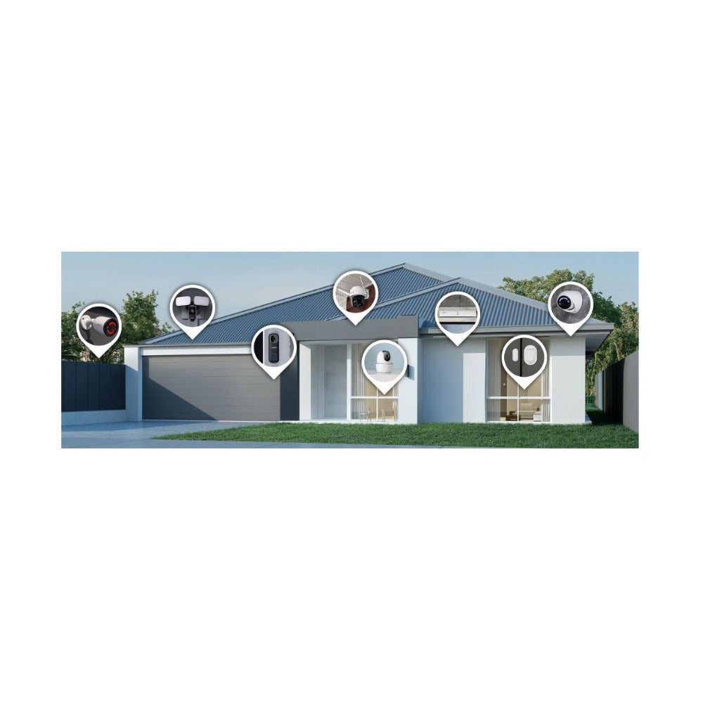 Lorex 4K Dual-Lens Wi-Fi Security Camera with Smart Security Lighting