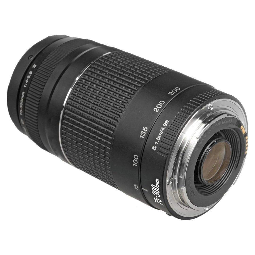 Canon EF 75-300mm f/4-5.6 III Telephoto Zoom Lens (Black) (Certified Refurbished)