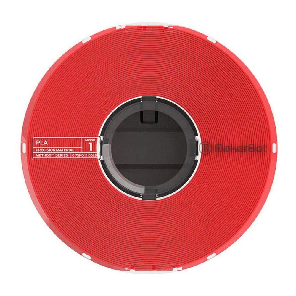 MakerBot PLA Filament Spool for Method 3D Printer (True Red, 1.65lb, 2-Pack)