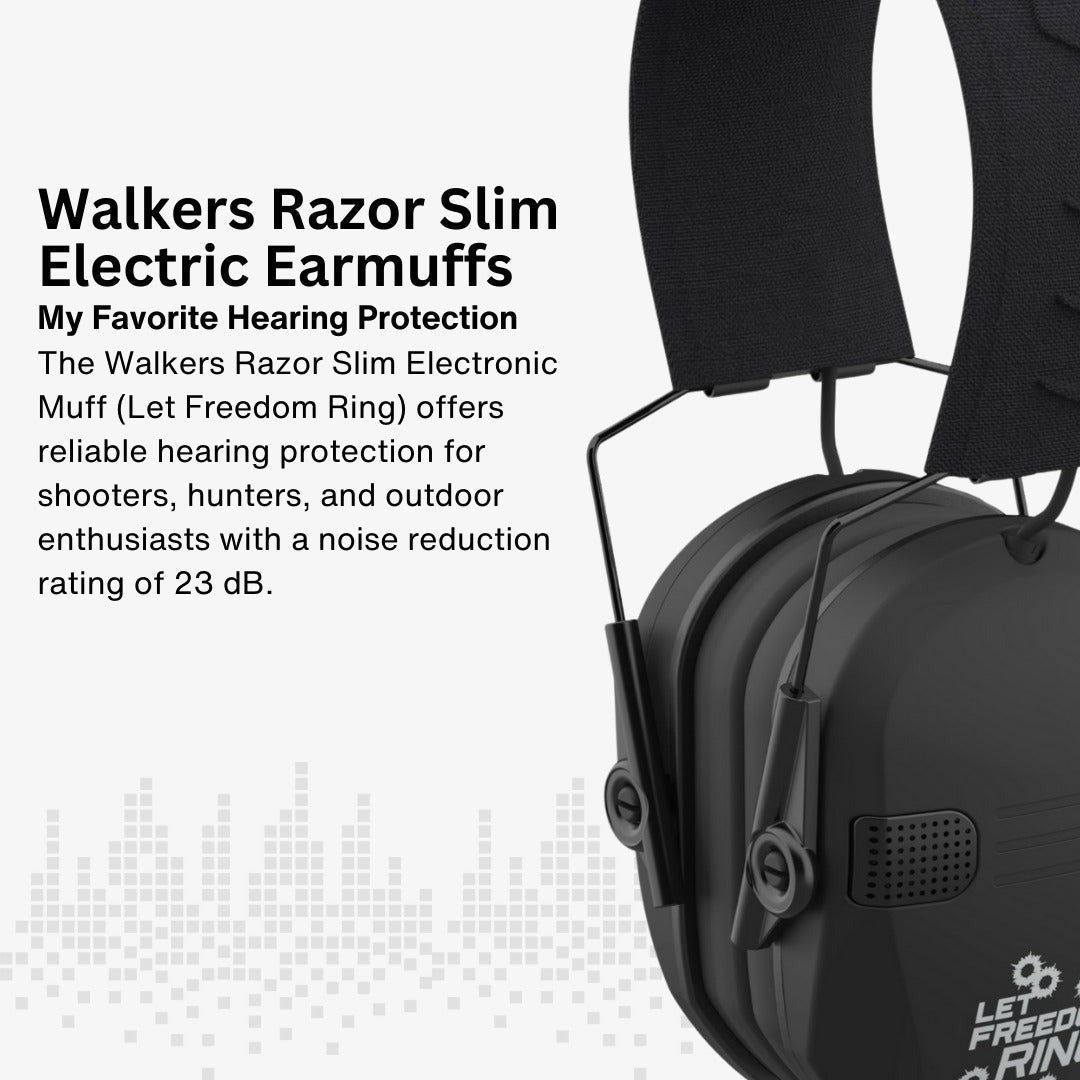 Walkers Razor Walkie Talkie Bundle with Ear Muffs and Accessories