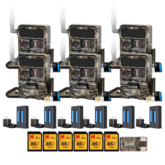 Yellowstone Y2 Cellular Trail Camera with Battery Pack and Card Reader Bundle