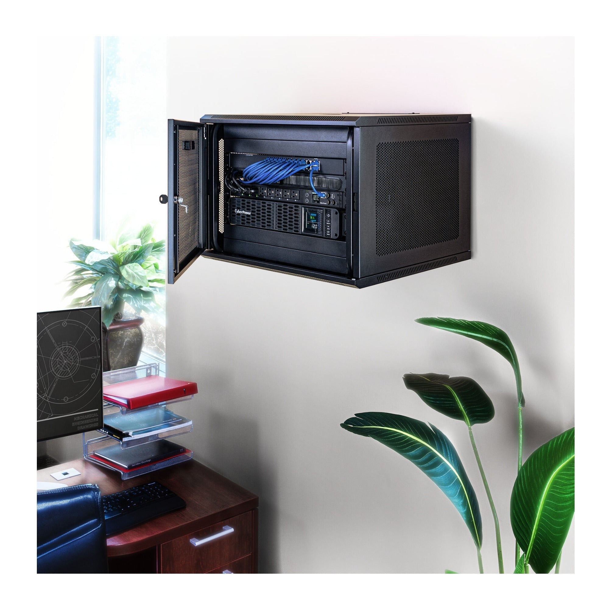 CyberPower PDU41001 Switched PDU (Derated to 12A), 8 Outlets, 1U Rackmount