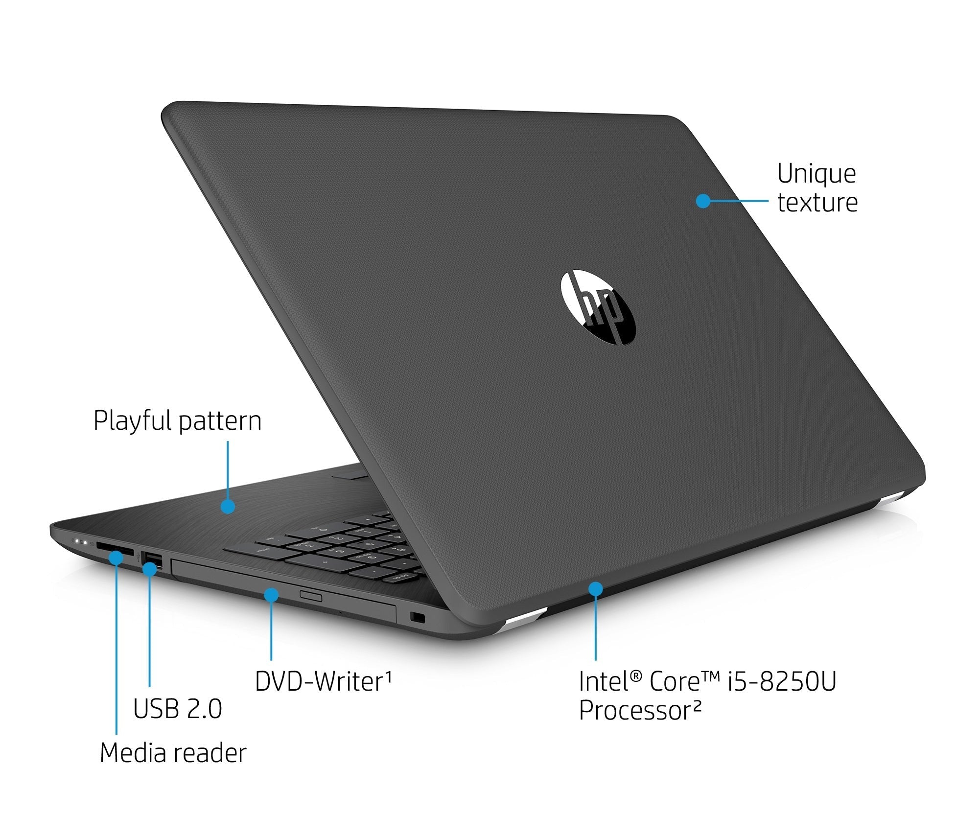 HP 15-bs168 Laptop, 15.6" Touch, Intel Core i5-8250U, 2TB HDD (Certified Refurbished)