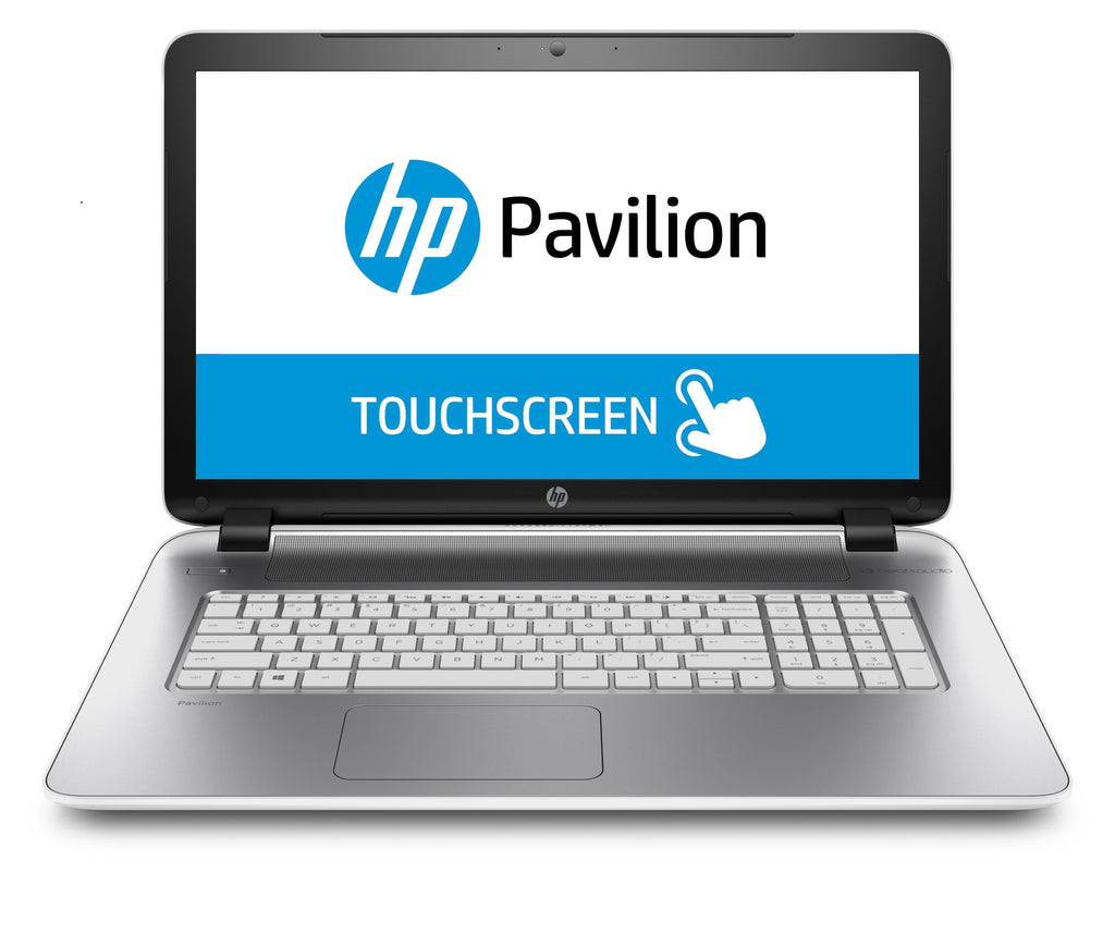HP Pavilion 17-f224nr 17.3" HD+ Touchscreen Notebook, AMD A10, Windows 8.1, White (Refurbished)