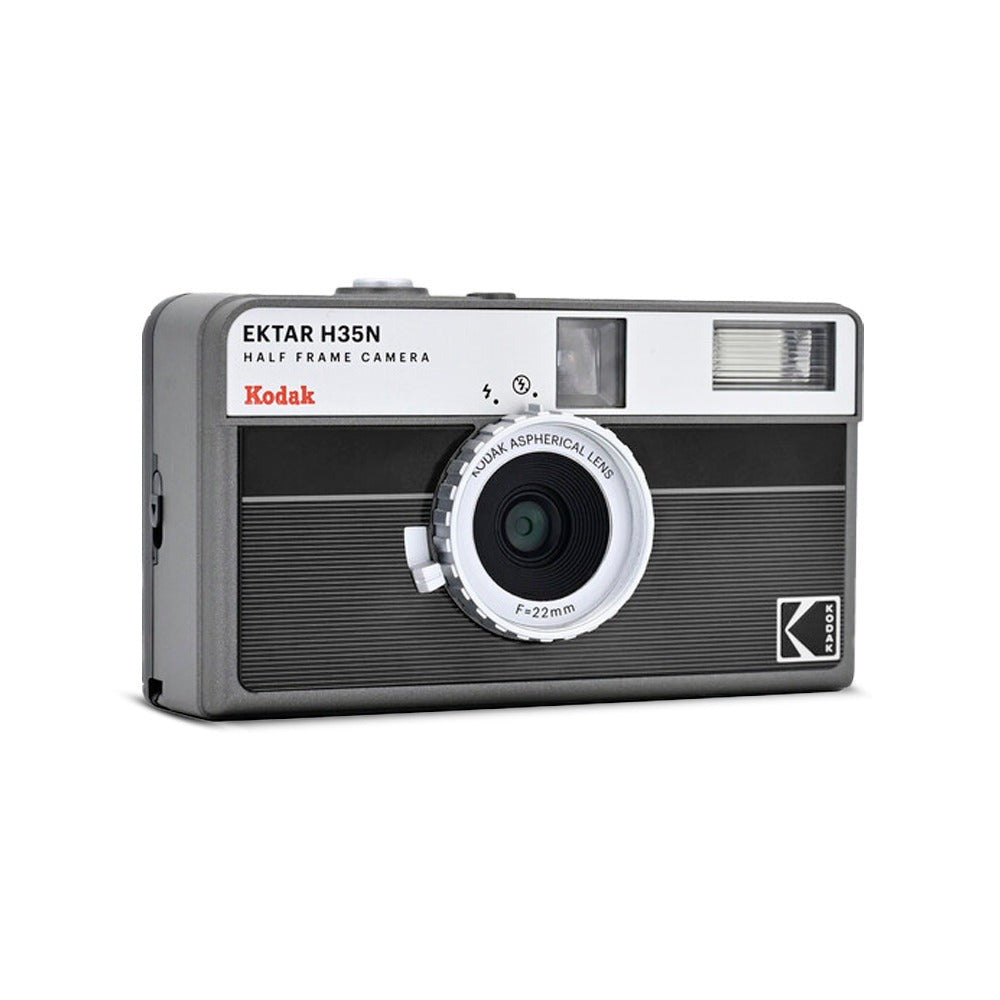 Kodak Ektar H35N 35mm Half Frame Film Camera with Star Filter and Tripod Support (Striped Black)