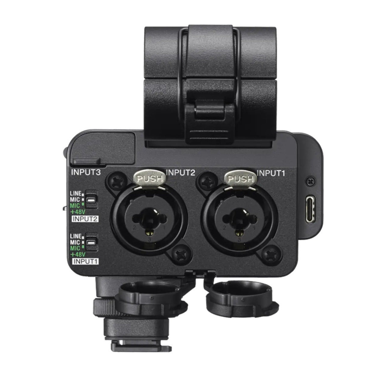 Sony XLRA4 Digital XLR Adaptor Kit with 32bit Float and 96 kHz Sampling for Sony Alpha Cameras