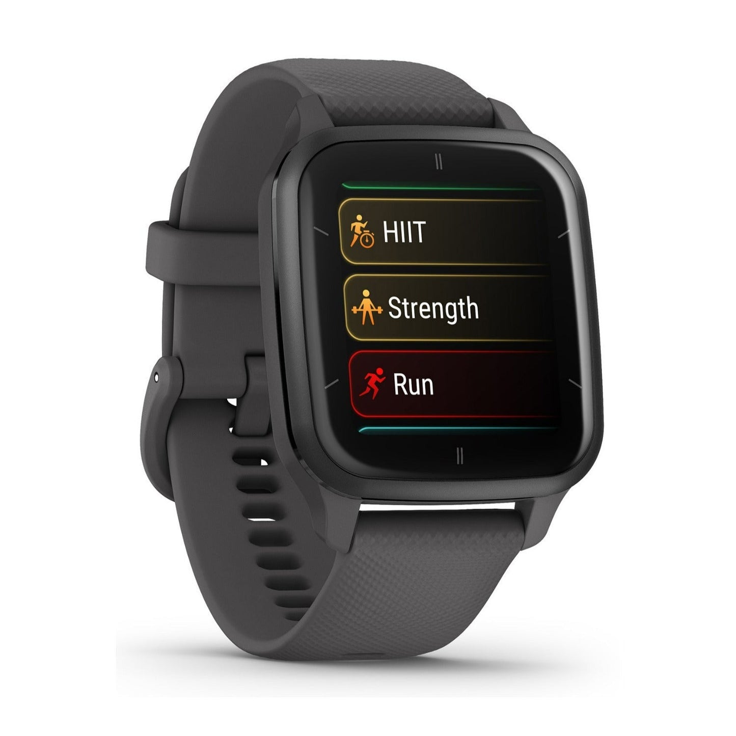 Garmin Venu SQ 2 -Smartwatch (Slate) Bundle with 12-Ounce Stainless Steel Tumbler