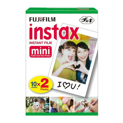 Fujifilm Instax Mini Link 2 Smartphone Printer (Space Blue), Mini Film 40 Sheets
