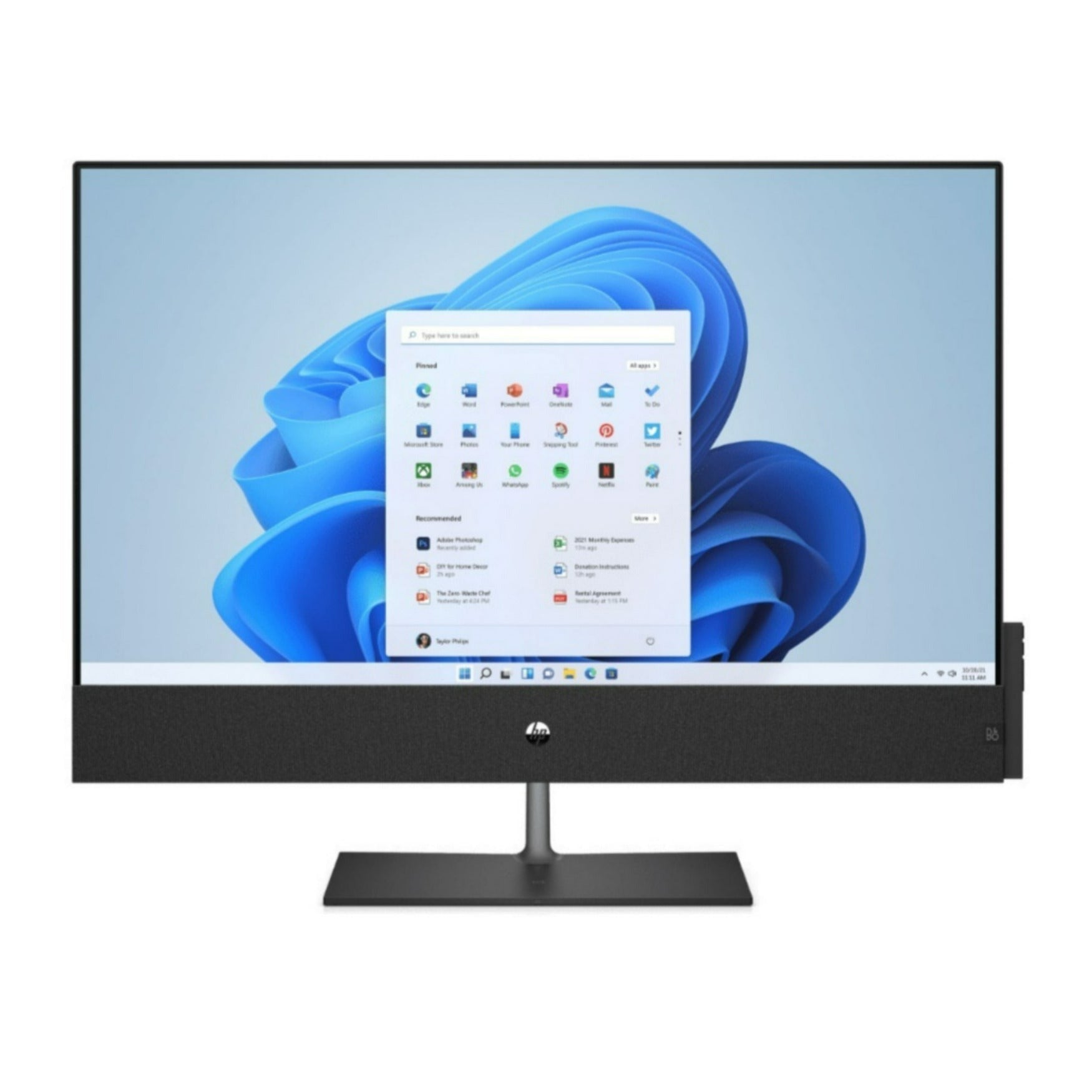 HP Pavilion 31.5" QHD All-in-One Desktop, Intel Core i7-12700T (Black) (Certified Refurbished)