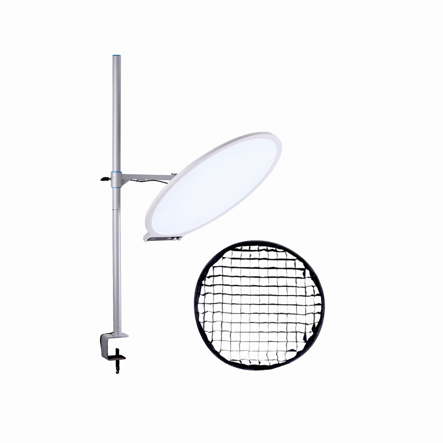 Amaran Verge Max App Controlled LED Video Light Panel Bundle with Soft grid