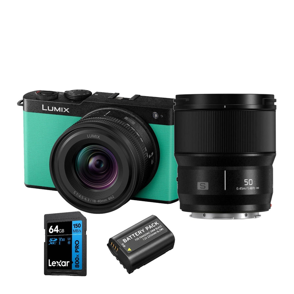 Panasonic Lumix S9N Camera 1840 Lens Kit with 50mm f/1.8 L-Mount Lens Bundle