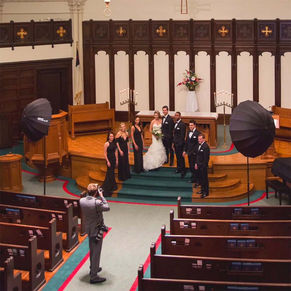 Westcott Apollo Deep Umbrella for White Bounce and Precise Lighting 43-Inch