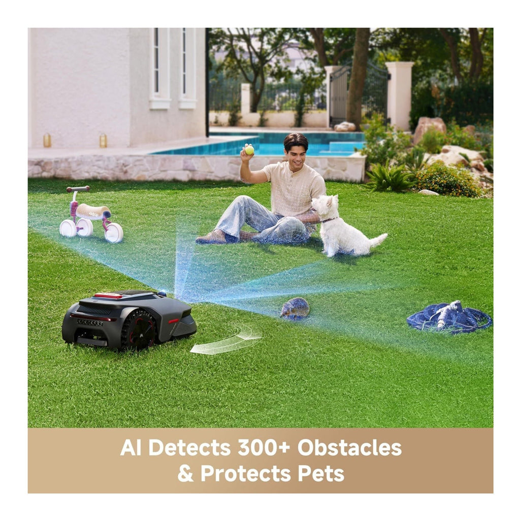 MOVA LiDAX Ultra 1000 Robot Lawn Mower - 360 3D LiDAR w/ AI Vision Auto-Mapping