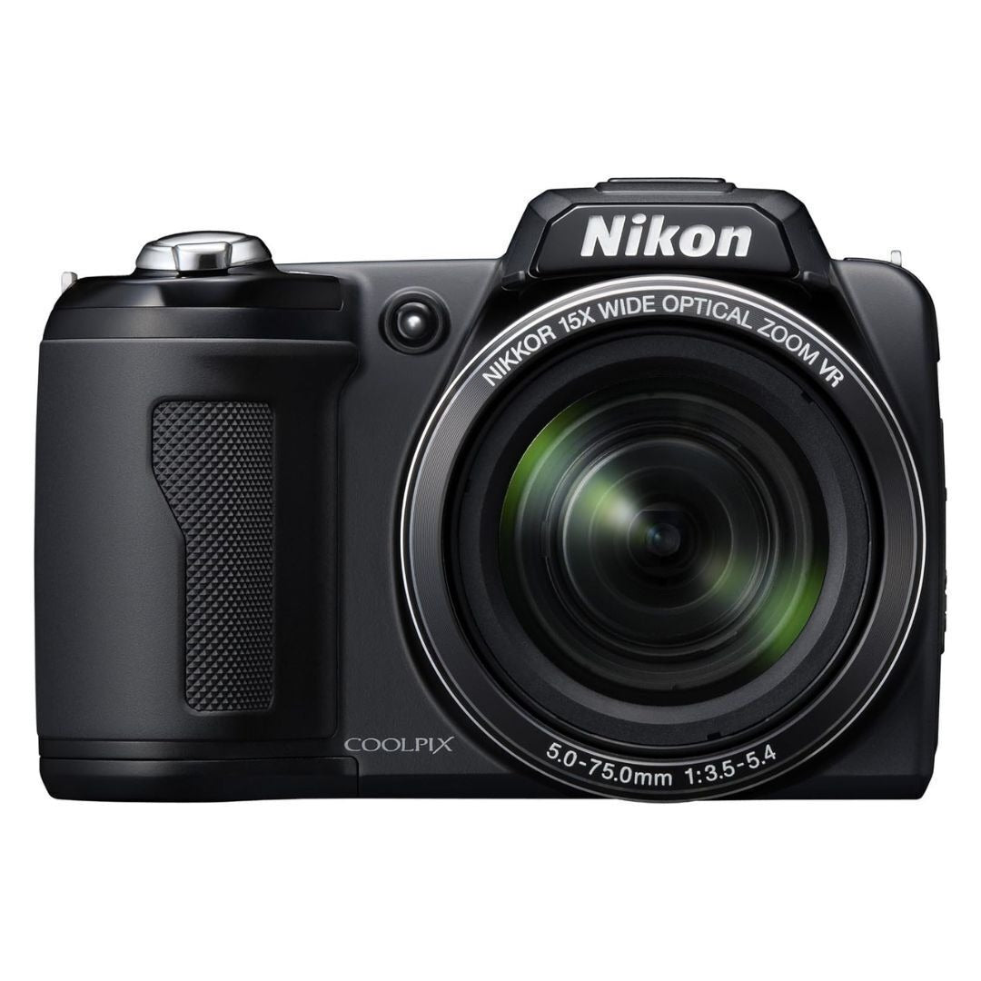 Nikon COOLPIX L110 Digital Camera, 12.1MP, 15x Optical Zoom (Black) (Certified Refurbished)