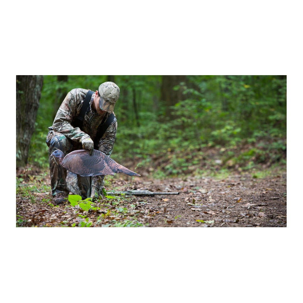 Montana Decoy Spring Fling Turkey Decoy - Foldable and Portable, Photo-Realistic