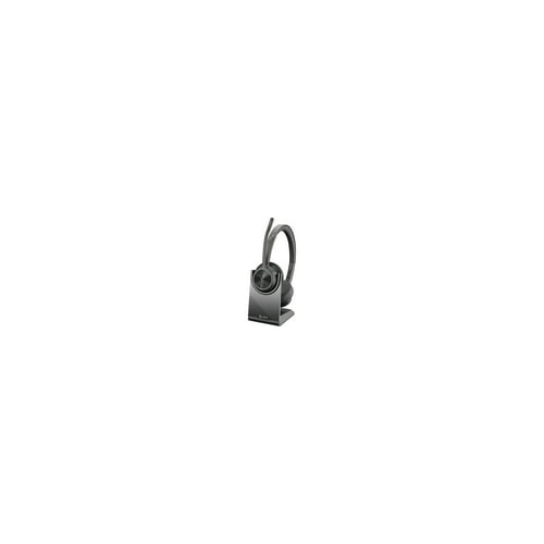 Poly Plantronics Voyager 4320 UC Wireless Headset and Charge Stand Teams