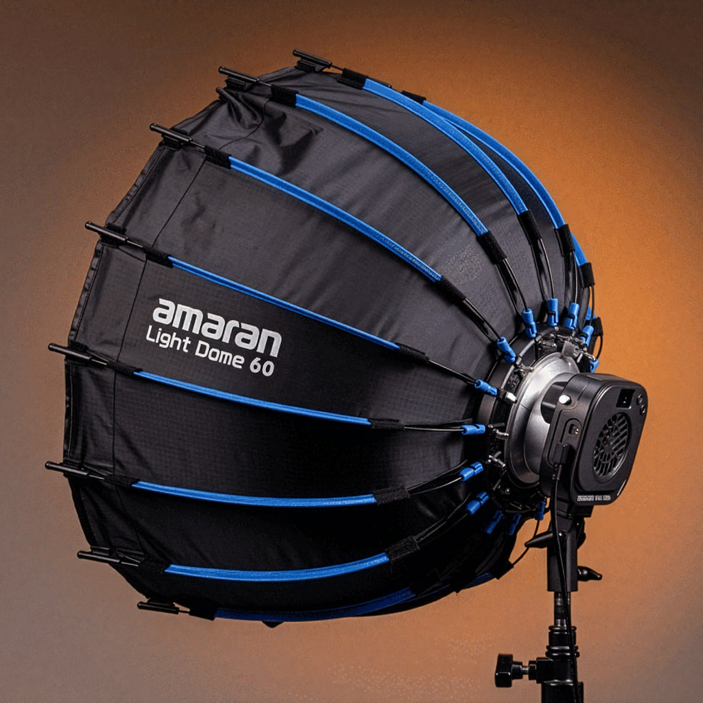 Amaran Halo 60x 63W Bi-color Bowens Mount COB Light with 85-degrees Beam Angle