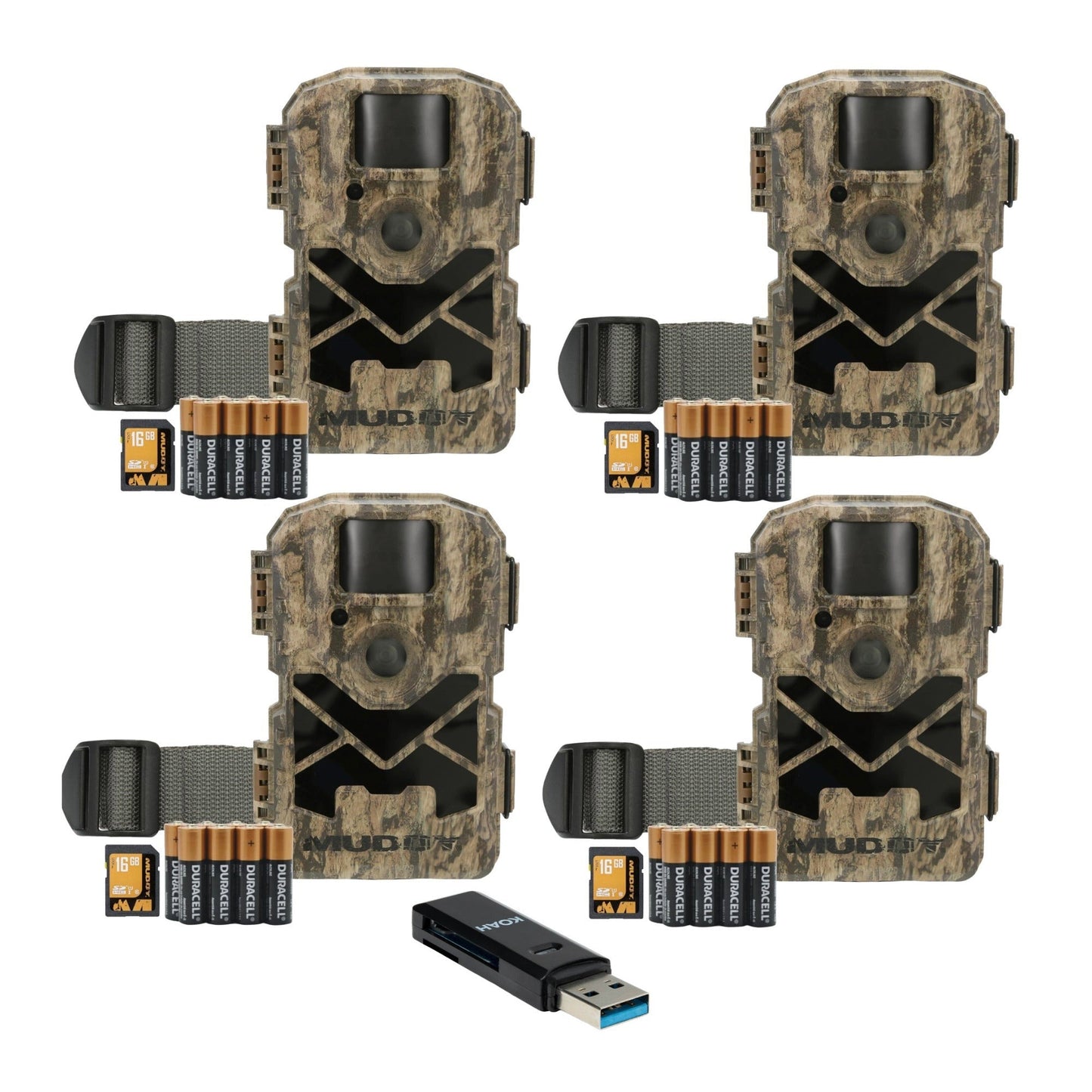 Muddy Pro Cam 28 Trail Camera Combo with Batteries, SD Card, and Card Reader